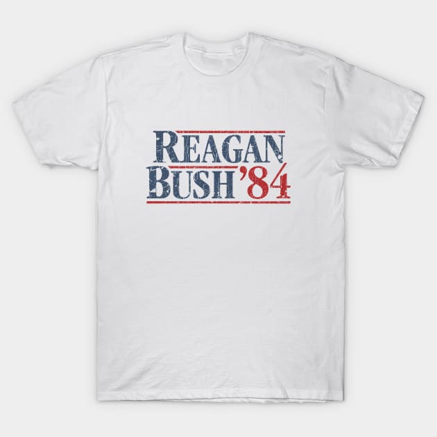 Reagan Bush '84 T-Shirt by JCD666